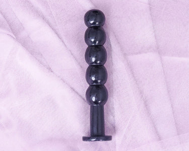 BLACK OBSIDIAN YONI WAND - THE SHADOW JOYSTICK - Yoni Wanderland